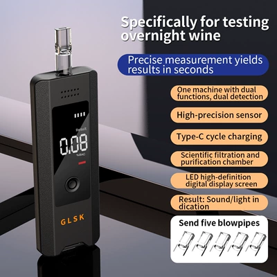 Other Automotive Safety Supplies Tester Inspection Drunk - english-version-5-blowpipes-logo-can-be-customized-in-batches