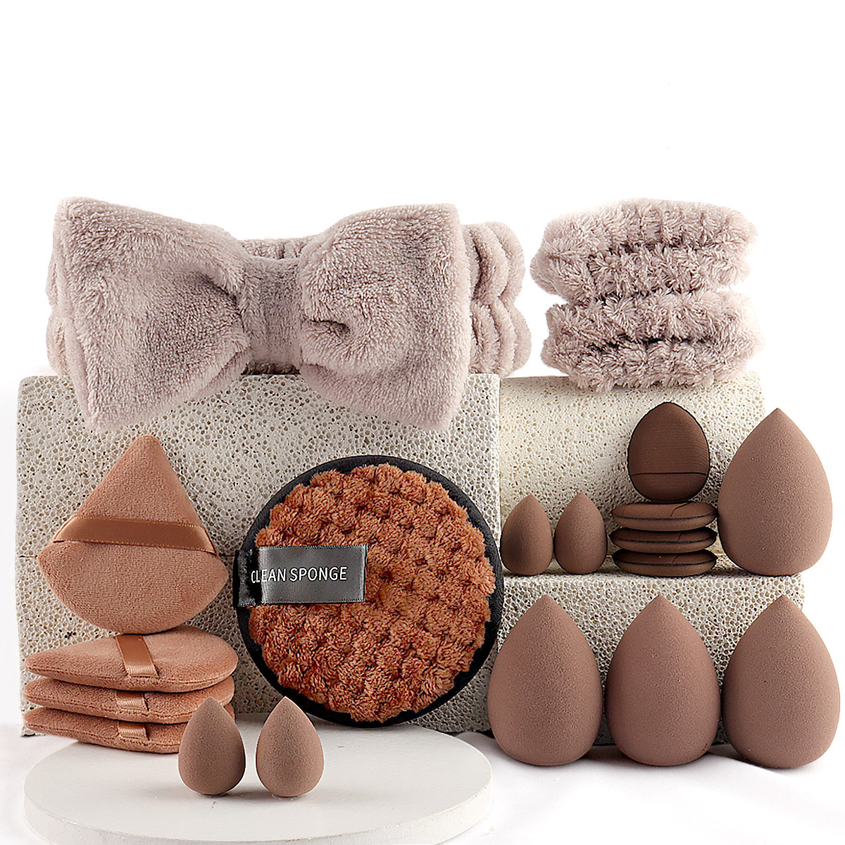 33PC herramientas de maquillaje de belleza gran conjunto de combinación de lavado facial conjunto completo de maquillaje Xiyintemu