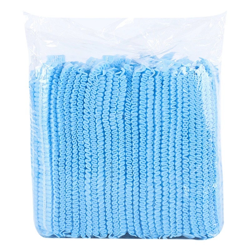 Одноразовые шапки нетканые шапки для волос шапки пылепроницаемые пищевые фабрики кухонные мастерские рабочие шапки