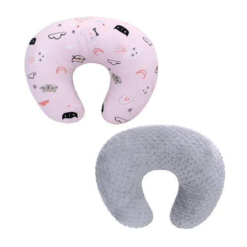 Cross-border Baby Nursing Pillow Ins Bean Velvet Infant Feeding Pillow Baby Learning-to-Sit Pillow Multi-functional U-shaped Maternity Pillow