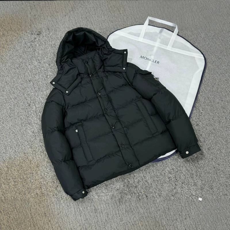 Mengkou Vezere matte short Maya down jacket, solid color, hooded, unisex down jacket Mengkou Vezere matte short Maya down jacket, solid color, hooded, unisex down jacket