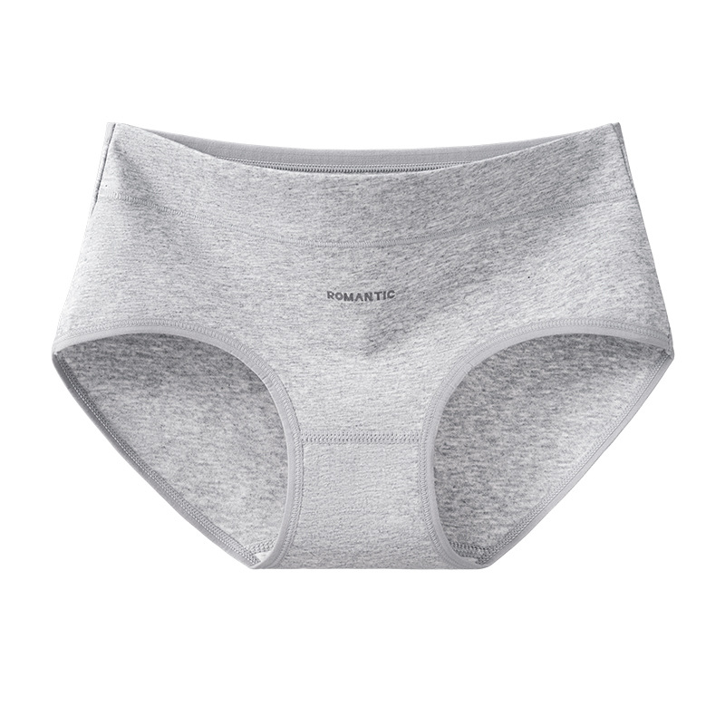 Deportes nuevo estilo algodón anti-pellizco cadera 10A entrepierna antibacteriana entrepierna de algodón transpirable cintura media pantalones deportivos simples para mujer