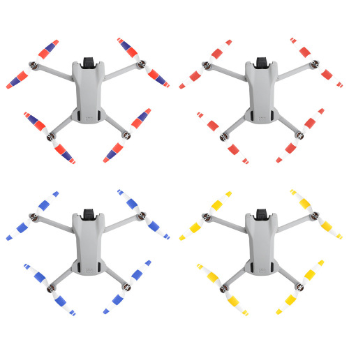 Applicable to DJI Mini 3 Propeller 6030F Blade Dual-Color Small Size Low Noise Wing 8 Pieces Accessory