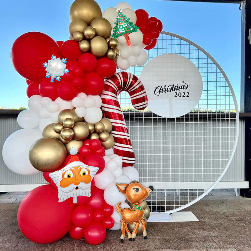 Christmas Simple Style Animal Aluminum Film Christmas Balloons display picture 1