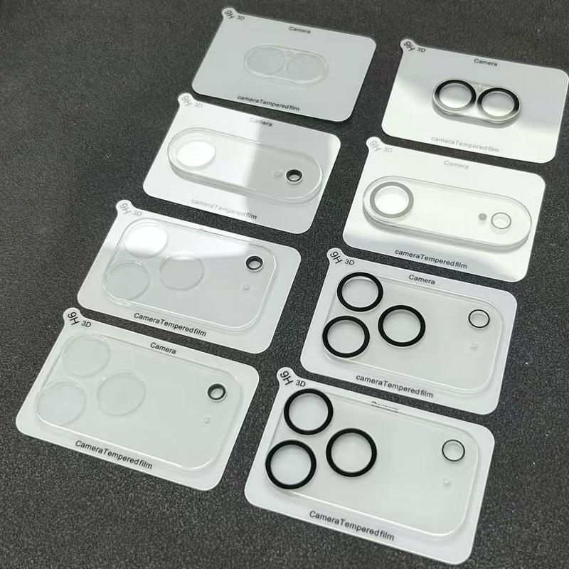 适用iPhone17pro透明一体镜头膜IP17Air高铝大弧二强丝印圈保护膜|undefined