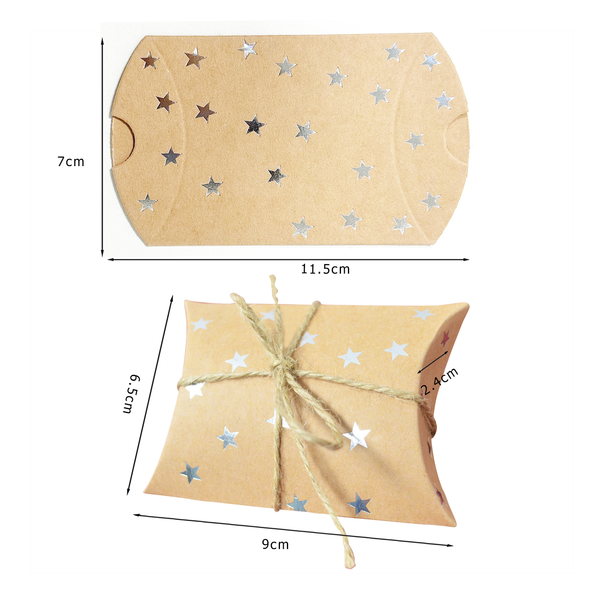 银色五角星平面图2