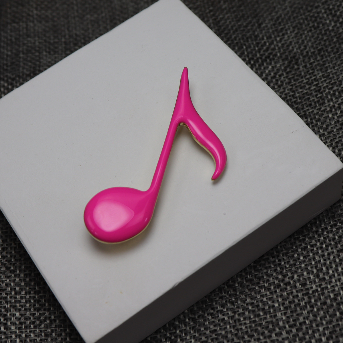 Original Academy Style Multicolor Handmade Enamel Notes Music Student Brooch Corsage Clothing Accessories