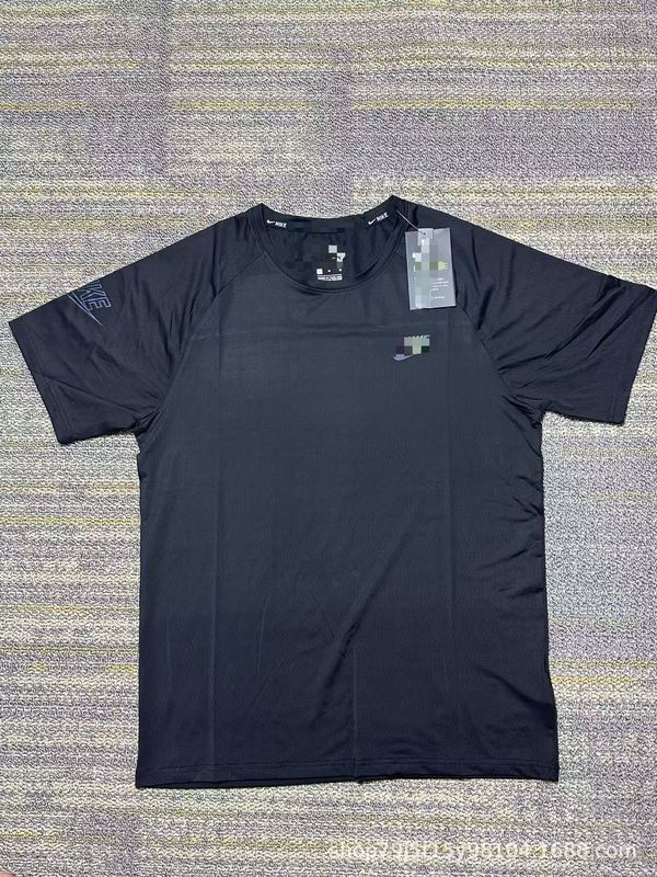 越境貿易アイスシルクTシャツ半袖速乾通気性トップスランニングフィットネスゆったりスポーツメンズセットアイス感|undefined