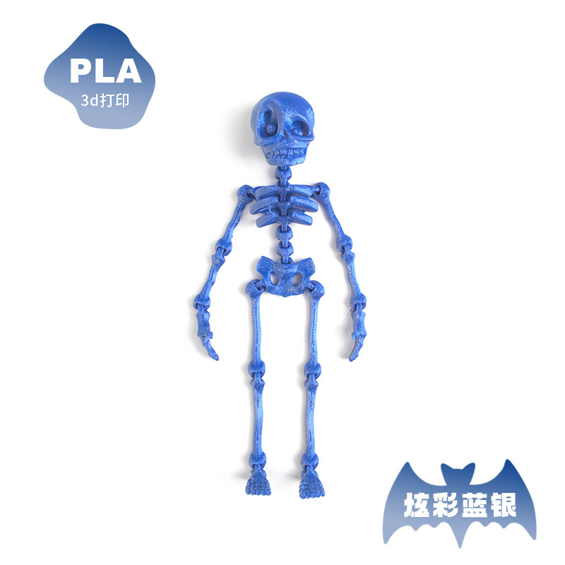 Impresión 3D dragón adornos esqueleto hombre 3D dragón chino dragón congelador pegatinas adornos regalos de absorción de esqueleto lote adornos de arte