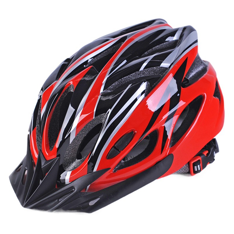 Ready-Stock Cycling Helmet, One-Piece Adjustable Mountain Road Bike Helmet, Outdoor Sports Equipment