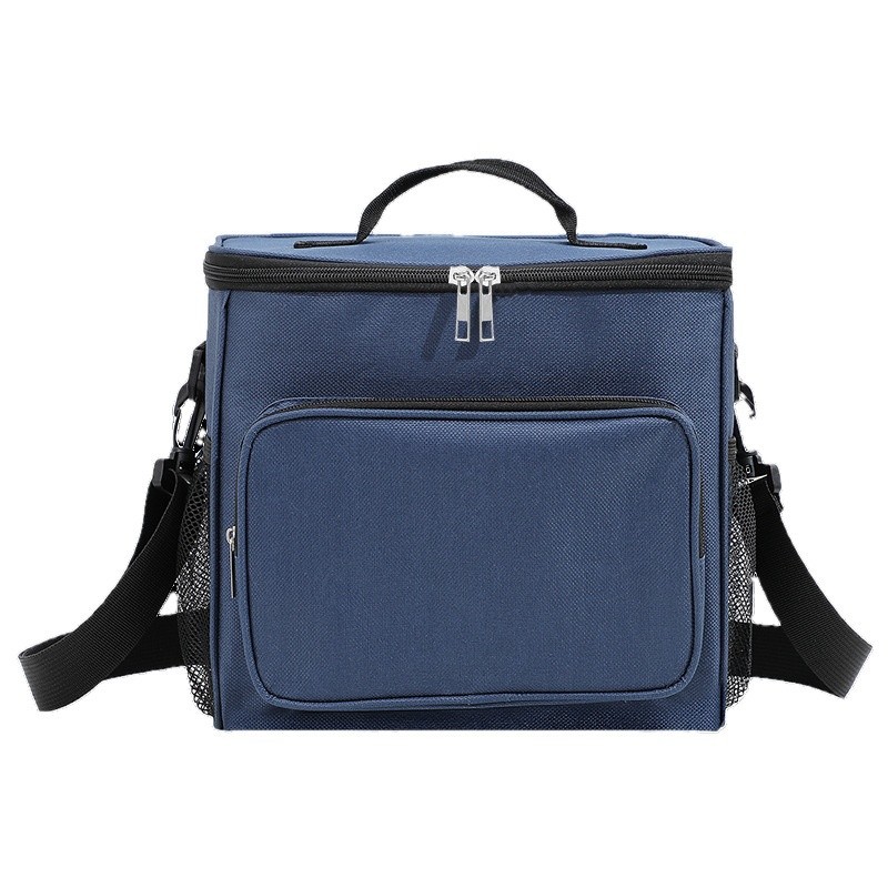 Bolso bento de estilo caliente transfronterizo, trabajador de oficina con bolsa de arroz, bolsa aislante portátil, bolsa de caja de almuerzo de gran capacidad, bolsa de picnic cruzada