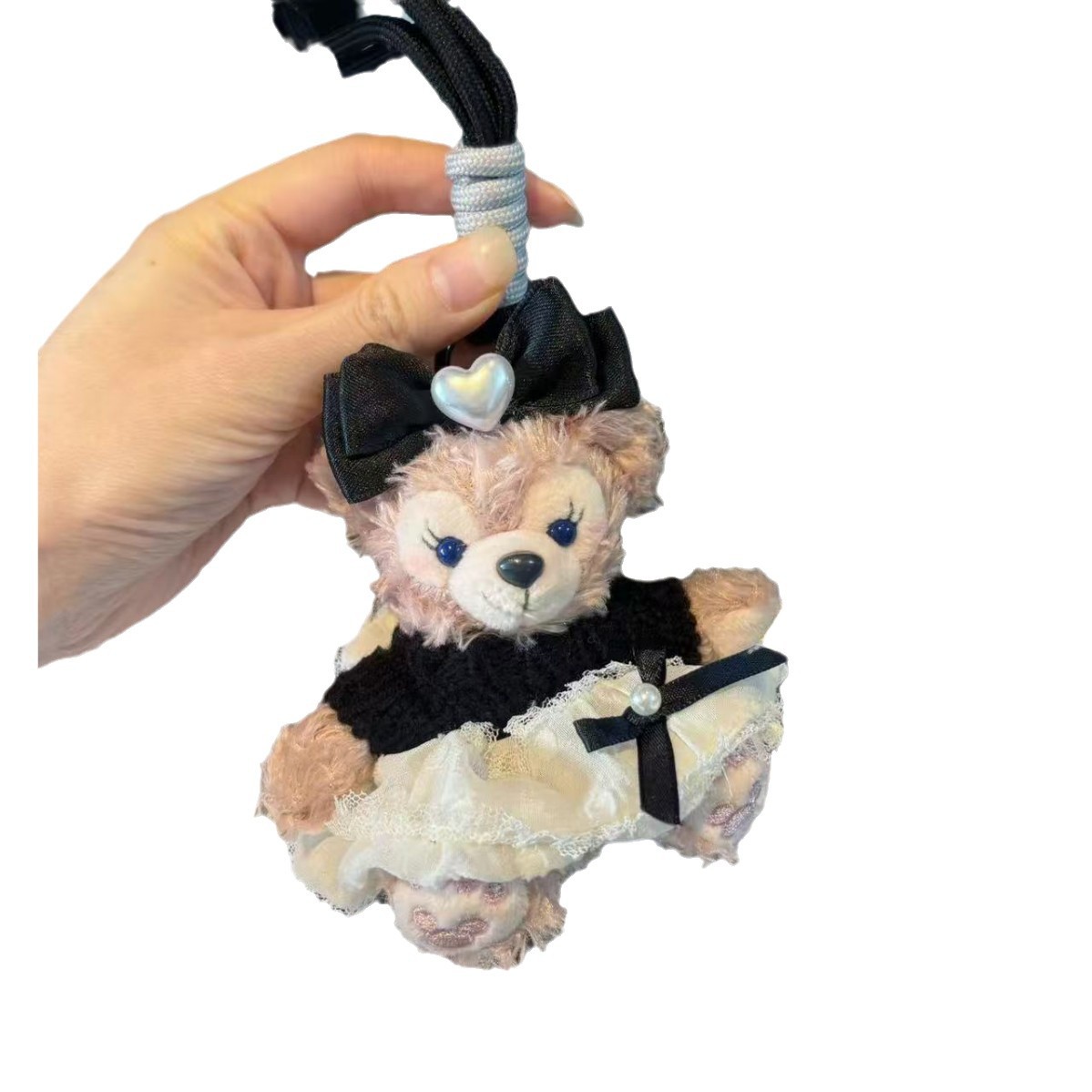 새로운 공주 벌 원피스 셜리 메이 더피 드레싱 인형 펜던트 귀여운 봉제 케이크 장식 커플 인형