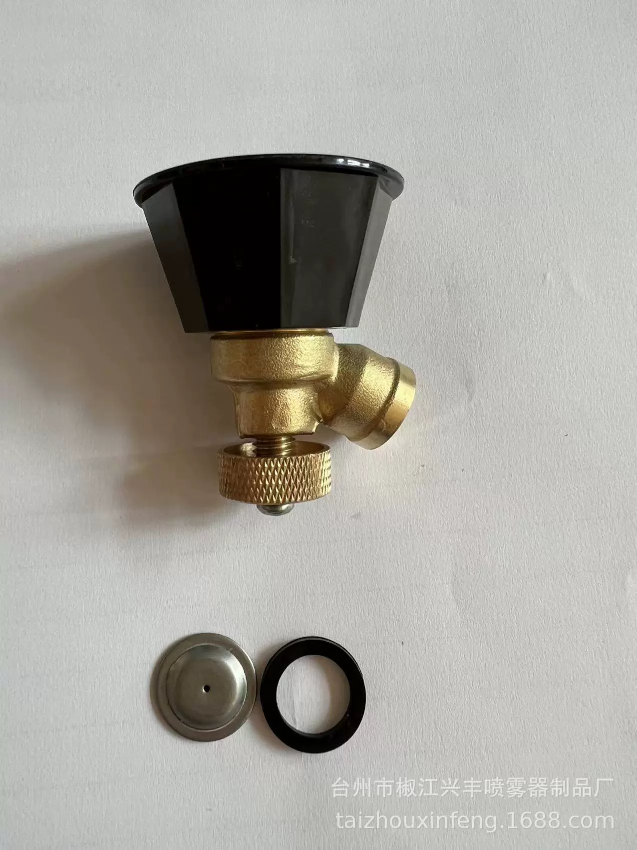 Медный пистолет-распылитель высокого давления черный циклонный Регулируемый силовой распылитель Распылитель вихревой газ ветрозащитный распылитель