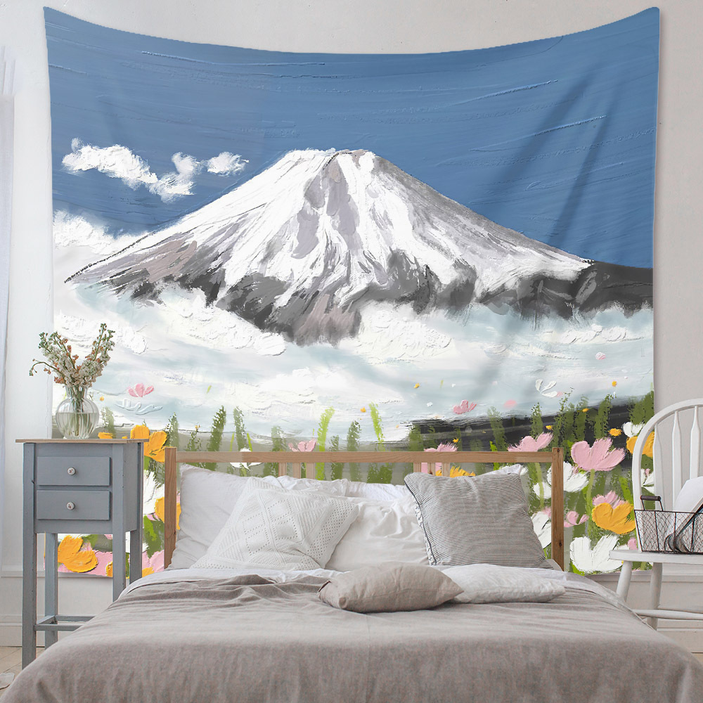 Fashion Sky Mountain Painting Wall Decoration Cloth Tapestry Wholesale Nihaojewelry display picture 5