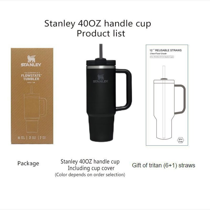Amazon eBay 人気のスタンレー スタンレー 同型魔法瓶カップ 第 2 世代 40 オンス ステンレススチール 車用カップ|undefined