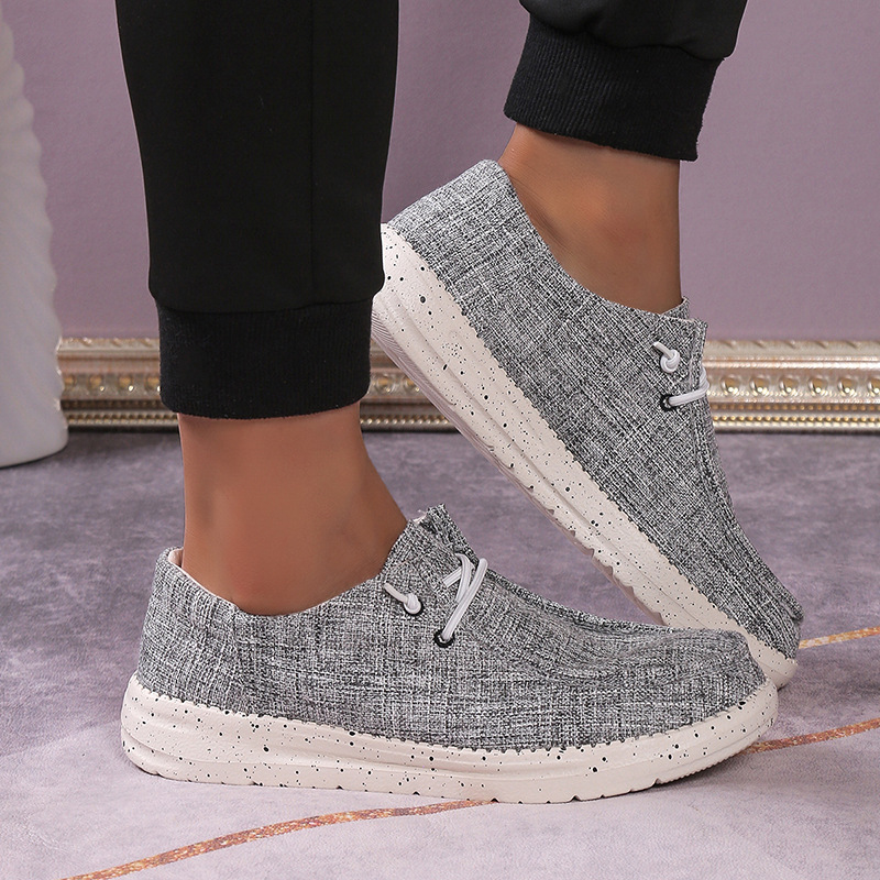 Cross-border Xiyin Best-selling Large-size Canvas Casual Shoes For Men, Canvas Men Loafers_vogvips.com