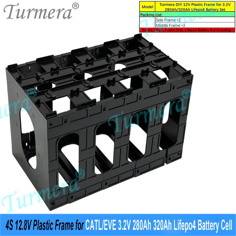 12V24V大单体电池电芯支架ABS阻燃电池盒CATL EVE 280Ah 105Ah|undefined