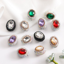 大号西域公主香巴拉软陶钻球直孔珠DIY手机链包包链配件