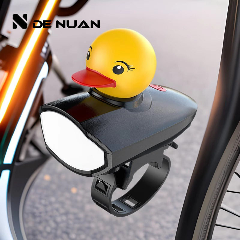 Bicycle Little Yellow Duck Light 7588 Horn Light Upgraded Headlight USB Charging Mountain Waterproof Cycling Light