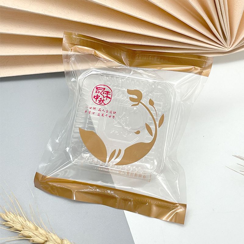 新型通用月餅袋中秋三辺封月餅包装菓子菓子50グラム80グラム125グラム|undefined