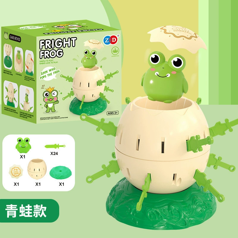 Tabletop Interactive Game, Early Education Toy, Mini Wall Push Blocks, Penguin/Frog/Chicken