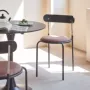 设计师咖啡厅实木家用餐椅