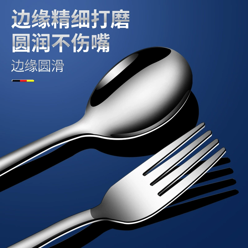 Палочки из нержавеющей стали, ложка, набор для учащихся начальной школы, портативная посуда, креативная коробка для хранения, набор из 3 шт.