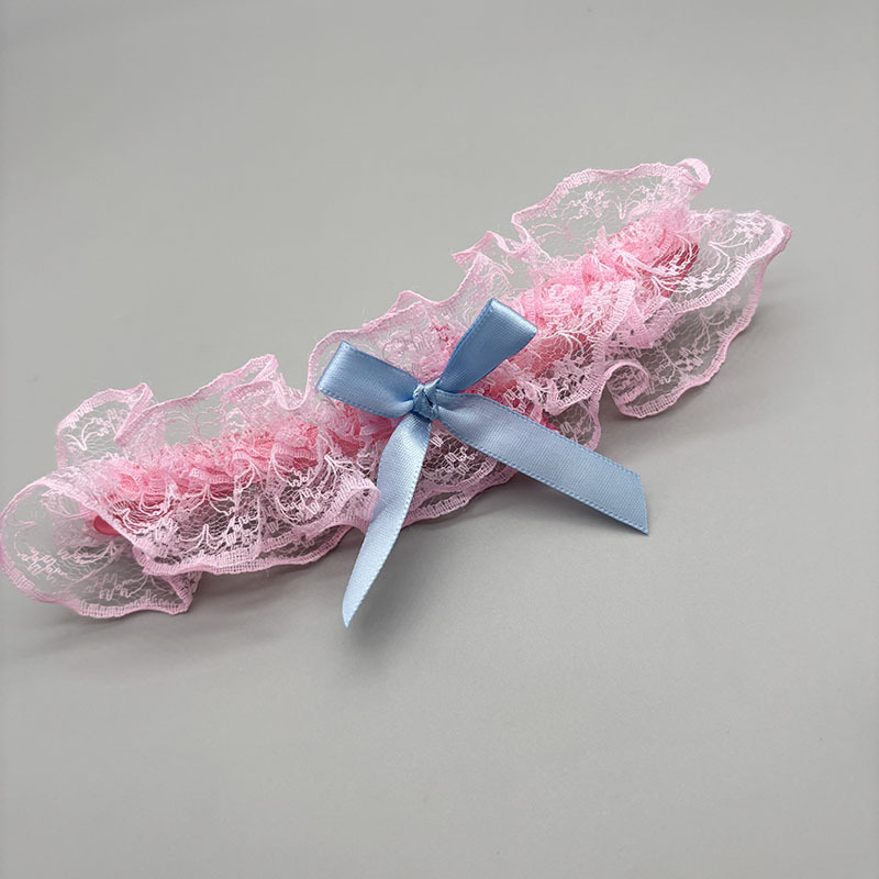 Nuevos productos transfronterizos japoneses de encaje arco de pierna anillo de novia accesorios de vestido de boda muslo correa de pierna de boda cubierta de pierna