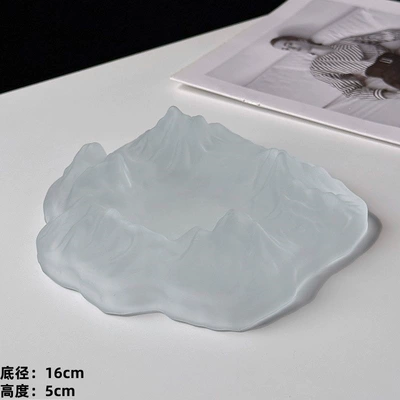 Elegant iceberg ashtray for home Car ashtray - iceberg-ashtray-matte-finish