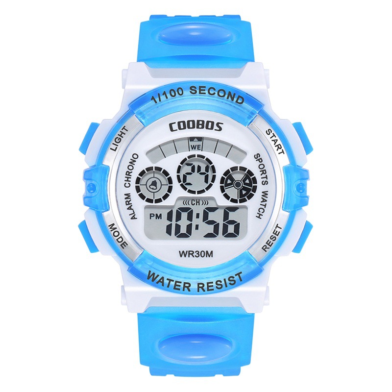 Cool Baoshi children's watch multi-functional colorful light waterproof student electronic watch in stock 0119