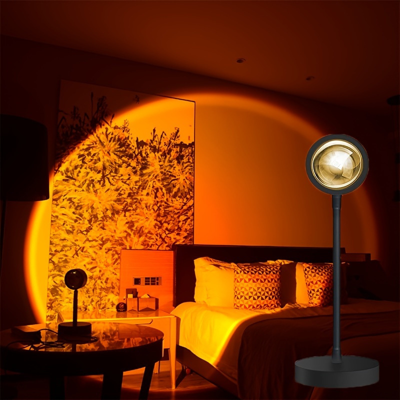 Led Light Sunset Lamp Night Light Sunset Projection Photography Birthday Gift Decorative Lamp Photo Atmosphere Light