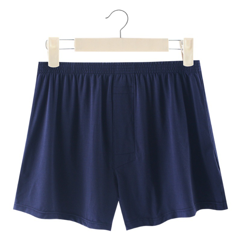 Modal hombres Arro pantalones de primavera amplia transpirable Mediados de cintura más tamaño pantalones de casa más tamaño boxeadores pantalones cortos para dormir