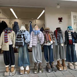 高品质广州十三行冬季品牌女装外套棉衣羽绒服杂款实体摆摊批发