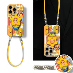 适用iPhone17ProMax拼接星星人支架华为oppo小米vivo苹果16手机壳