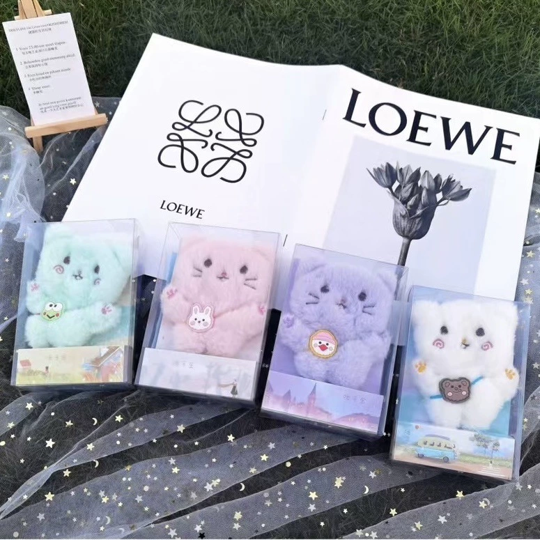 Cartoon plush cute handheld hand warmer for students