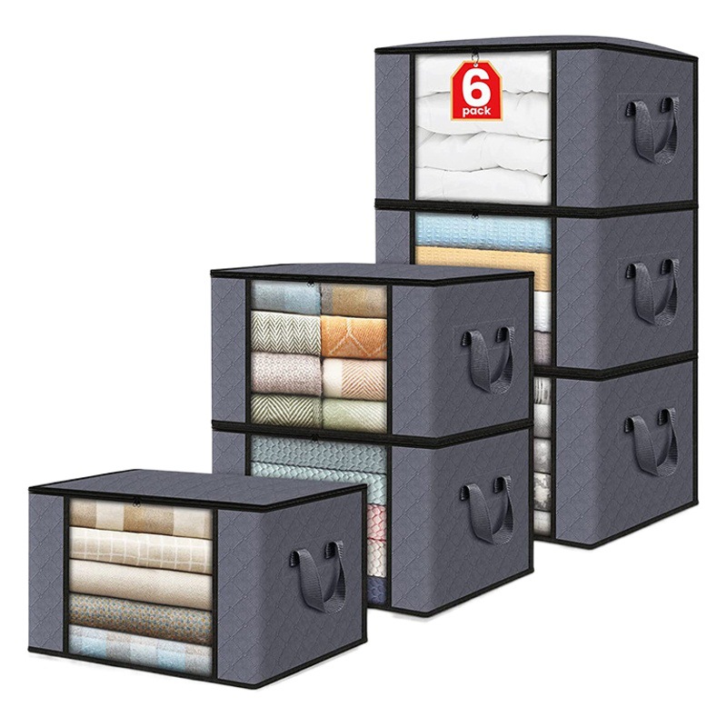 Storage Bag Quilt Storage Bag Moving Packing Duffel Bag Wardrobe Clothes Fit Bag Non-woven Quilt Storage Bag