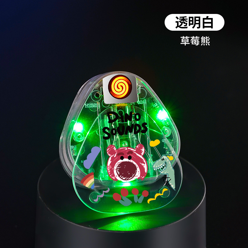 CDZ01 투명 화이트 딸기곰