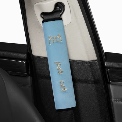 Protective Cover Extended Version Cross-Border – Seat belt shoulder pad - blue-30cm