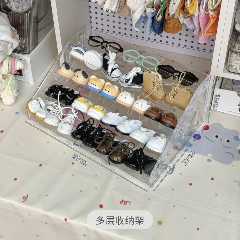 棉花娃娃的家具用品衣服收纳架挂衣架20cm娃用玩偶衣柜娃屋展示架|undefined