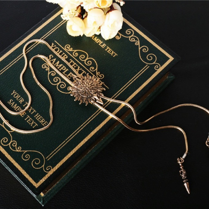 Fashion Metal Chain Polo Men Adjustable Necklace Collar Flower Personality New Shirt Bow Tie_voghion.com