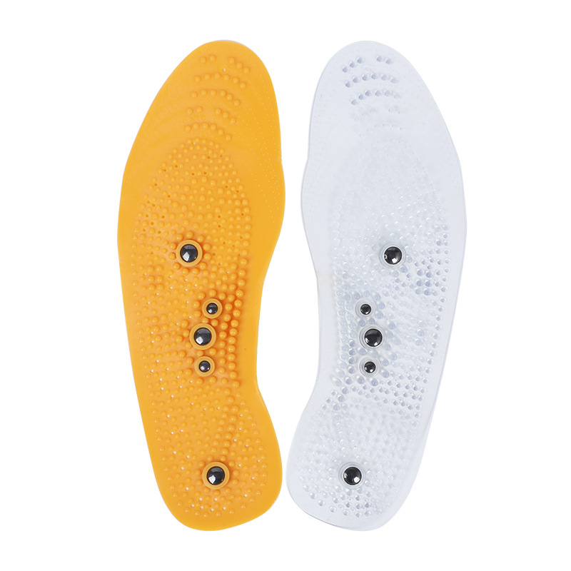 Yellow magnetic insoles PVC