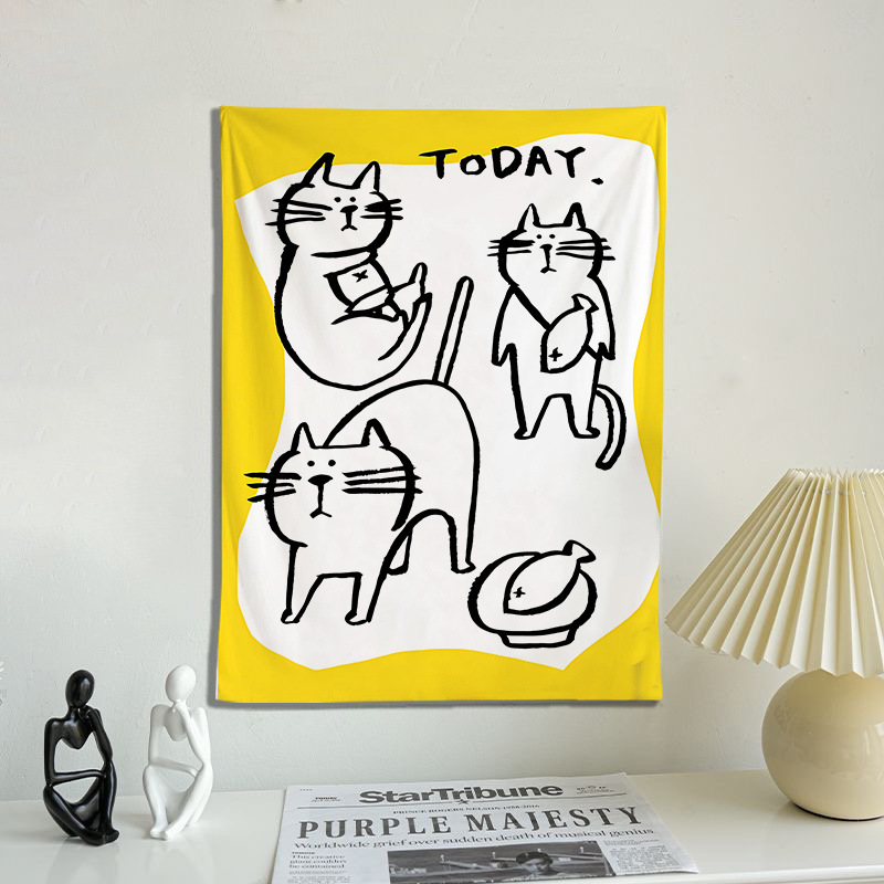 Inswind pintura de líneas artística colgar tela dormitorio sala de estar pared sofá decoración tela de fondo de alquiler transformación