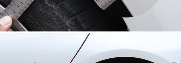 Car Modification Universal Wheel Arch Anti-Scratch Strip Carbon Fiber Anti-Scratch Sticker Decorative Rubber Wheel Arch Mudguard Strip Anti-Collision Strip
