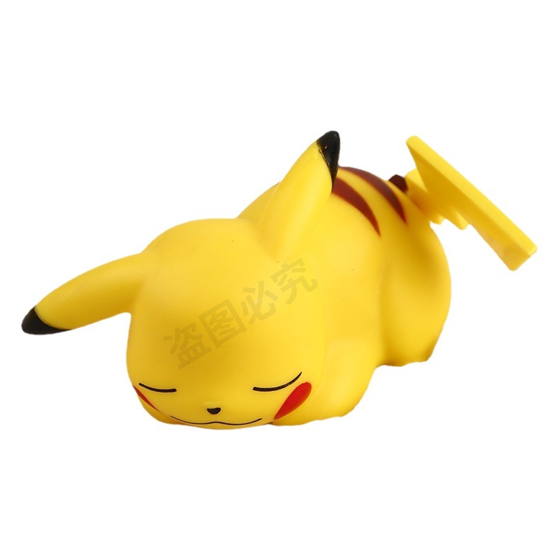 Linda y creativa lámpara de noche Pikachu mini lámpara de noche decoración de escritorio lámpara de dormitorio lámpara de ambiente de cabecera estilo explosivo transfronterizo