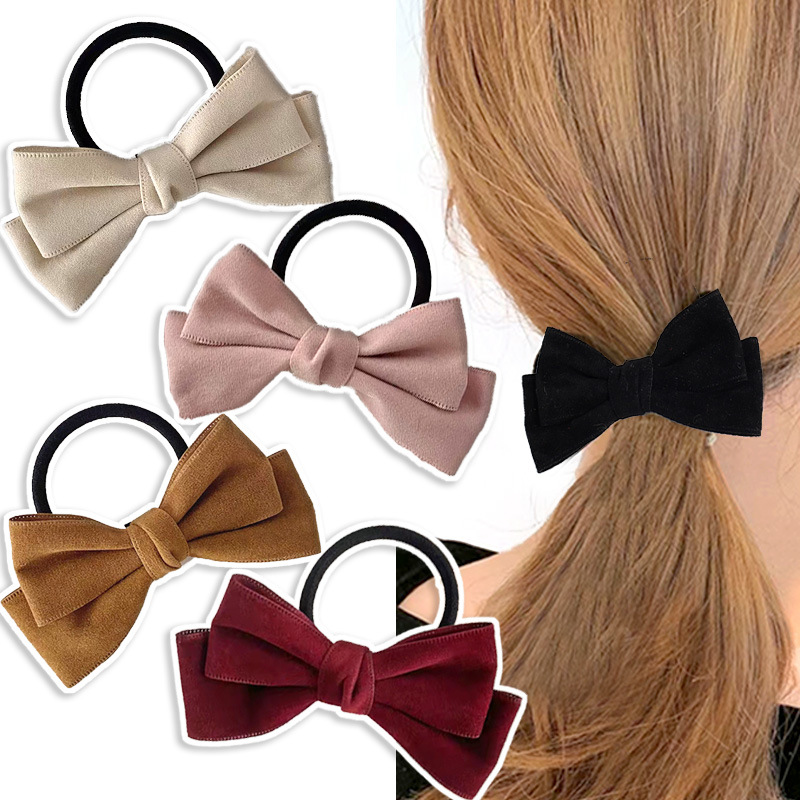 Hair Tie Hair Accessories Type Basic Bow Knot Cloth Hair Tie