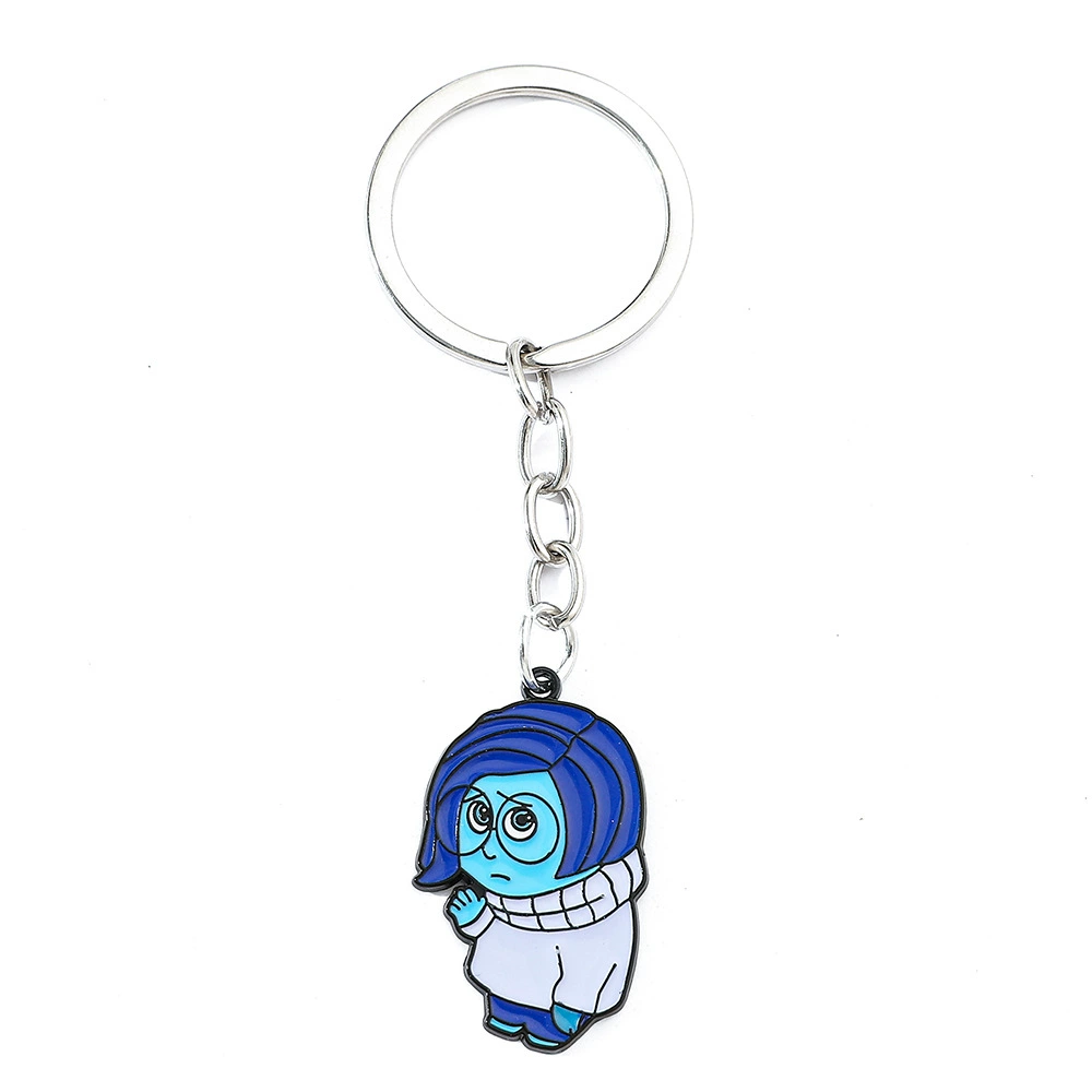 Мультфильм Аниме Inside Out новый мозговой агент команды сплав масло капли подвешенная цепочка ключей