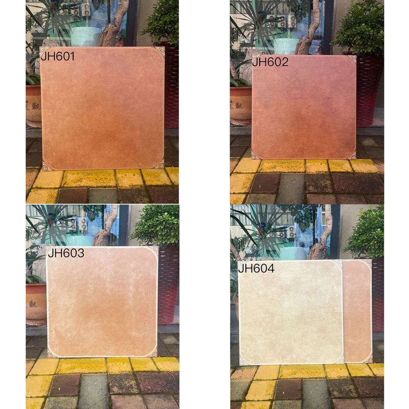 French-Style Imitation Corner Flower Tiles 600X600 Light Luxury Texture Artistic Design Room Non-Slip Floor Tiles Bathroom Study