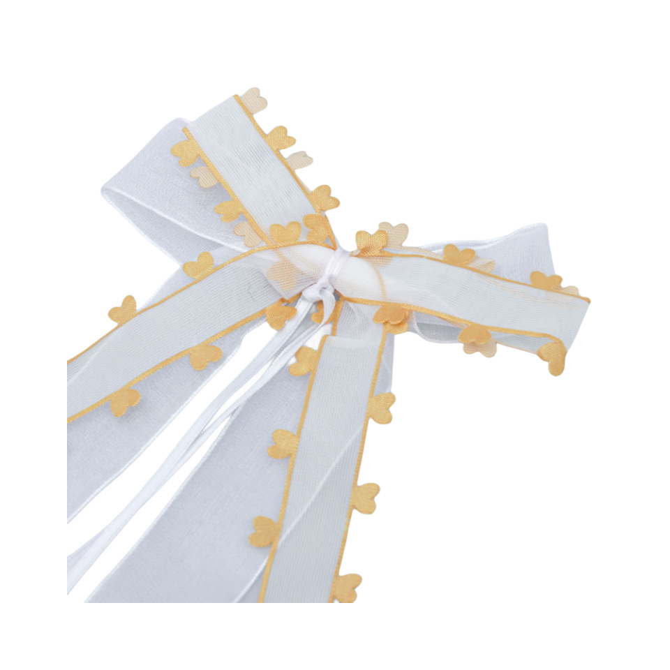 Día de San Valentín regalo amor cinta arco boda coche espejo retrovisor decoración en forma de corazón cinta arco