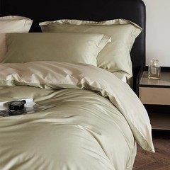 高級感酒店100S長絨棉床上四件套純棉被套全棉床單床笠輕奢風床品
