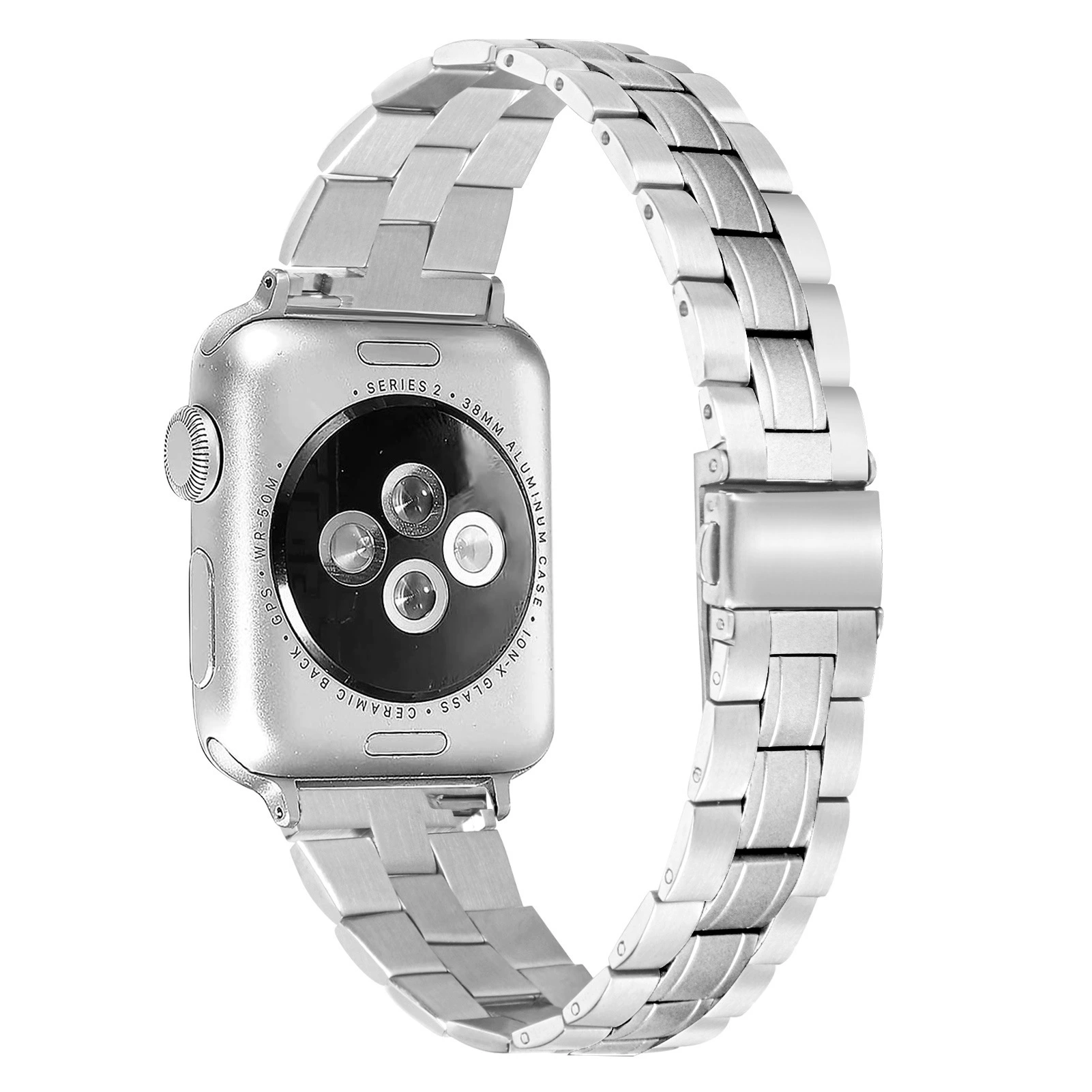 Очень тонкий металлический ремешок для часов Apple, нержавеющая сталь, 49 мм